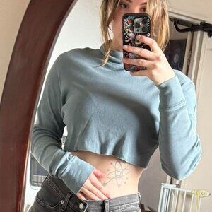 Sky and Sparrow Women's Grey and Blue Jumper